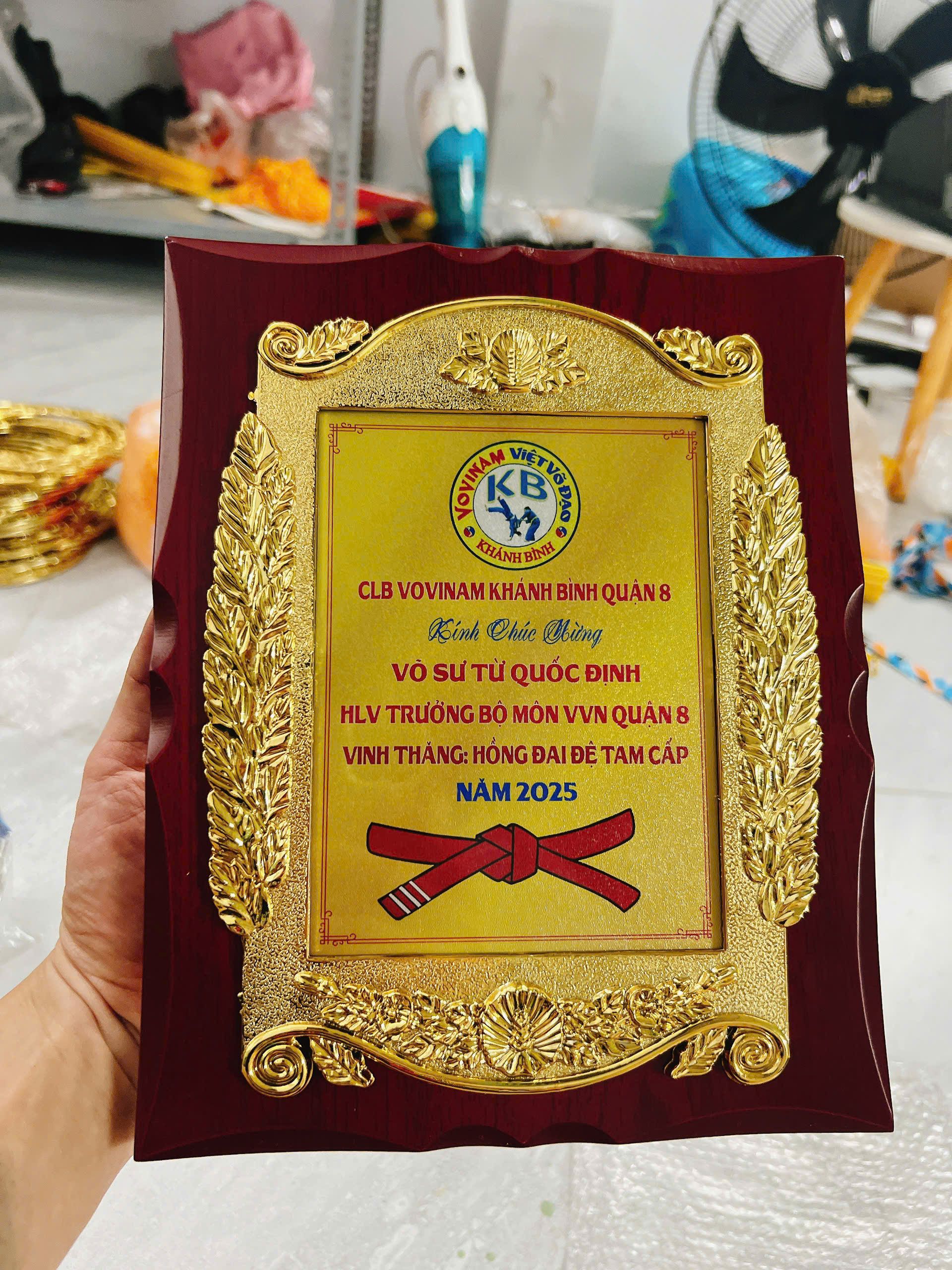 Kỷ Niệm Chương Gỗ 01